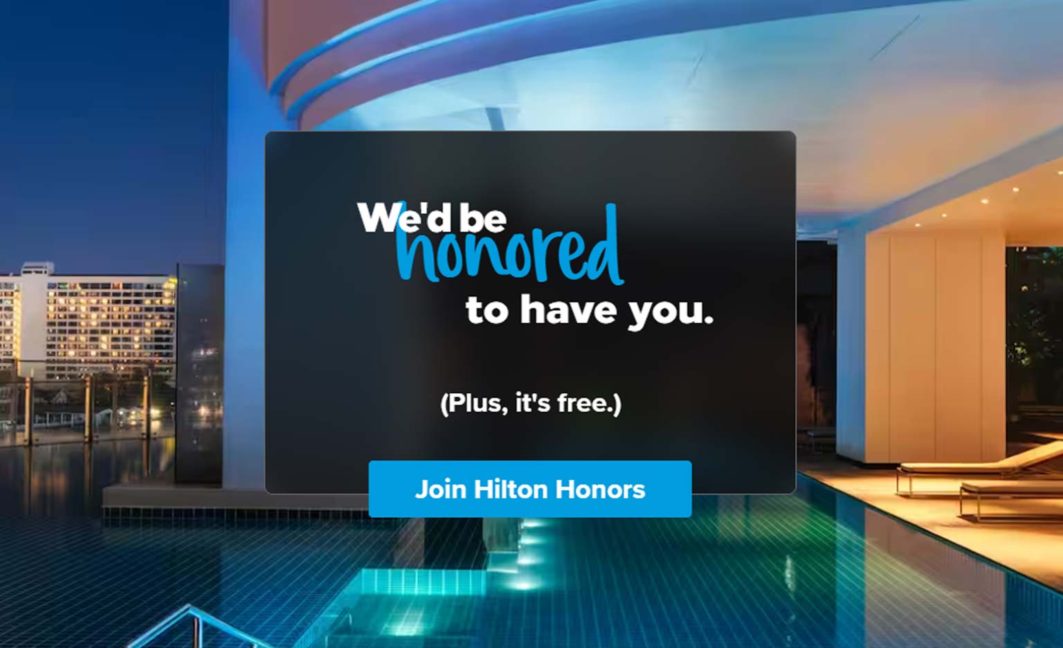 Hilton Honors Banner